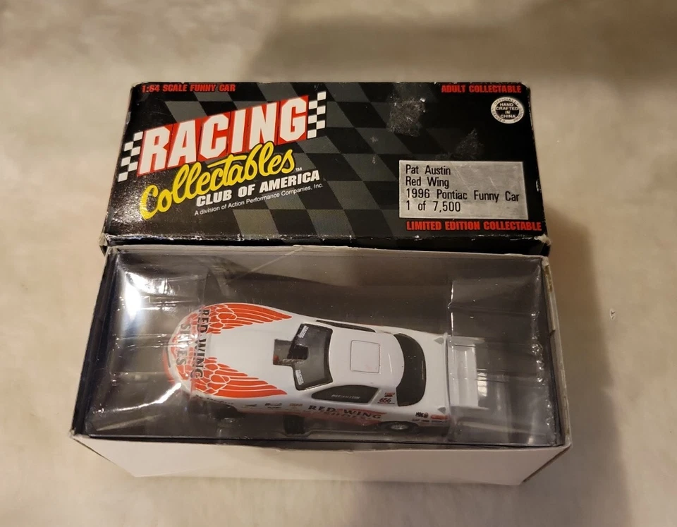 ZAPATOS PAT AUSTIN ALA ROJA 1:64 NHRA RCCA PONTIAC FUEL COCHE DIVERTIDO Die Cast NUEVO Foto 2 de 4
