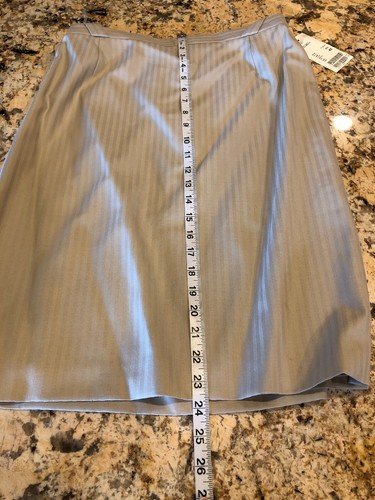 New Escada Margaretha Ley Women’s Wool Rock Skirt Taupe Size 40 $279 - Picture 7 of 10