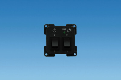 C-Line CBE Doppelschalter 12V & Pumpe - dunkelgrau - Wohnwagen / Wohnmobil - PO267