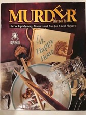 Vintage Murder Alacarte "Un-happy Hour" by BePuzzled - 1995 Edition - See Descr