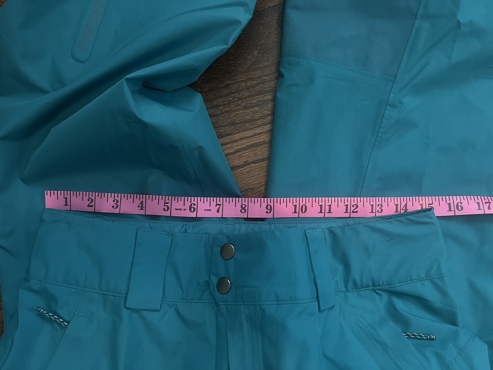 NWT PATAGONIA Powder Town Ski Snow Pants Men's Sz Small Belay Blue Recco $249