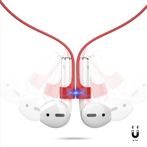 Magnetic Bluetooth Earphones Strap String Rope Holder Cable for AirPods pro 3 2 - Photo 7 sur 15