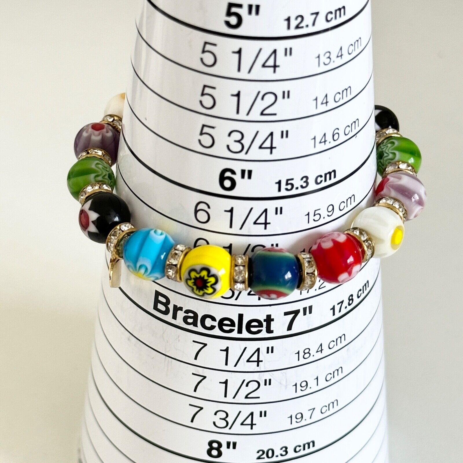 Zecchin Designer Bracelet Multicolor Beaded Venet… - image 11