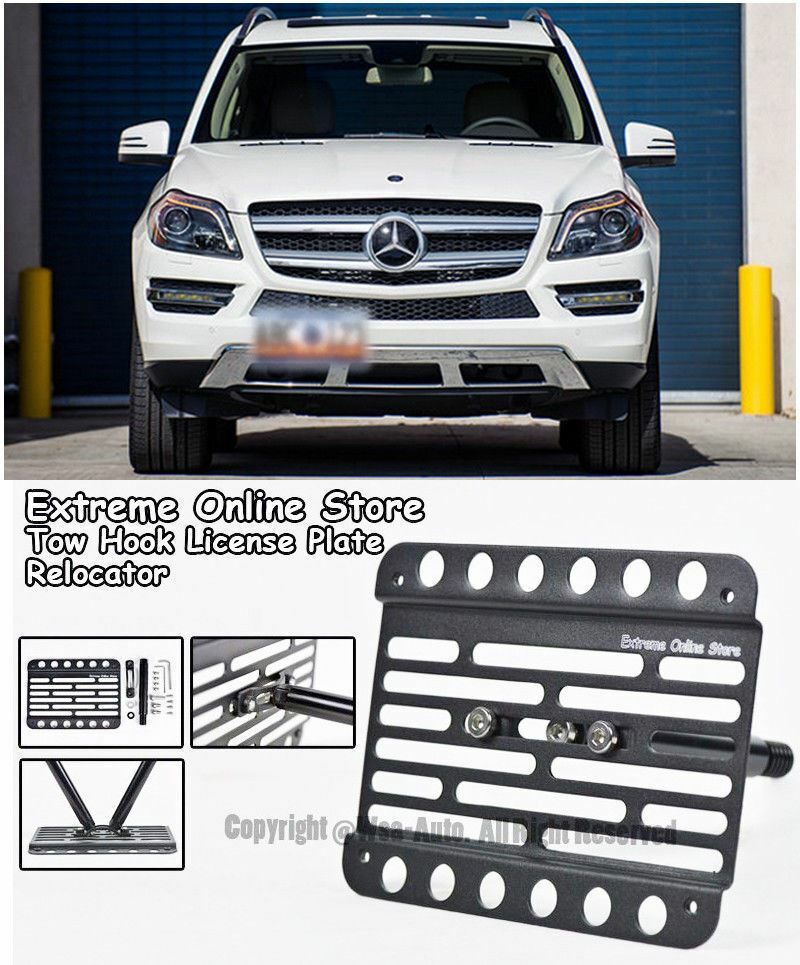 2013-2016 Mercedes GL350 GL450 Front Tow Hook License Plate Bracket X166