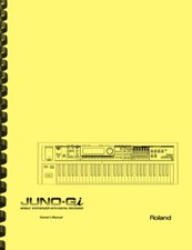 Roland Juno-Gi Keyboard Synthesizer OWNER'S MANUAL