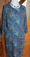 Madness Tulpenkleid; federal blau/bunt Gr.38; Taschen; kbA BW; Neu!!