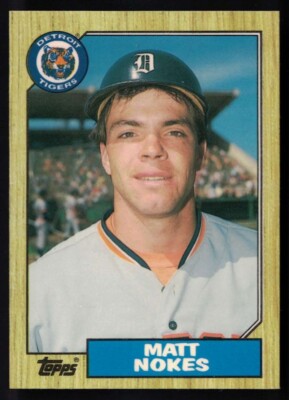 1987 Topps Traded Tiffany #91T Matt Nokes - Detroit Tigers ROOKIE RC