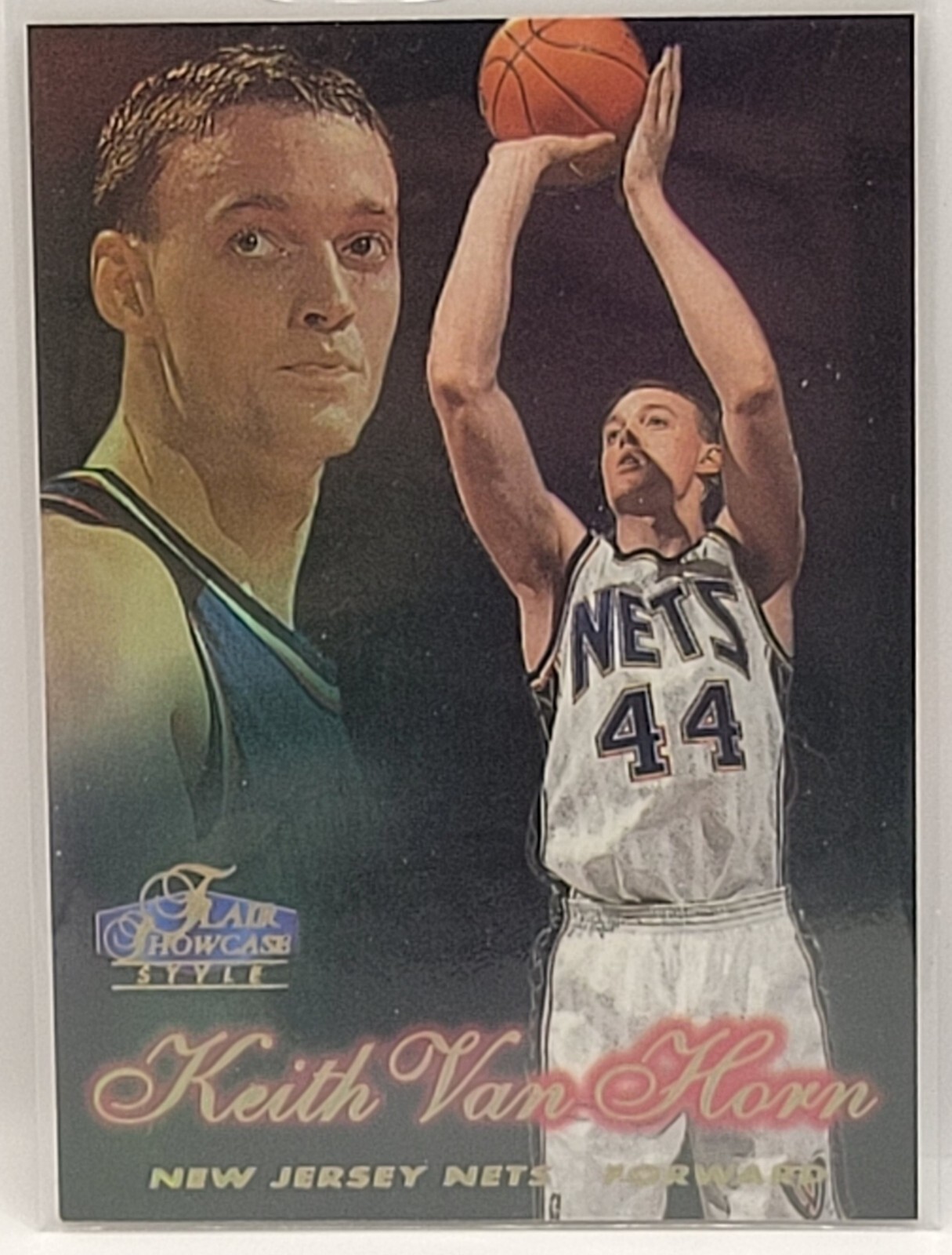 97 98 Flair Showcase Keith Van Horn fila 2 paralleli rookie (reti New Jersey)