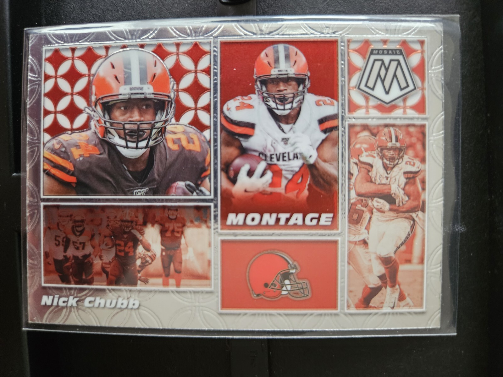 2020 Panini Mosaic - Montage Mosaic #M8 Nick Chubb