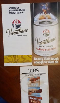 Vintage Wood Finishing Brochures Varathane & Minwax Booklet