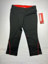 New Balance Women's Size Small Black Athletic Workout Capris Lightning Dry NWT