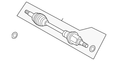 Eje delantero para Ford (N/P D1BZ-3B437-A)