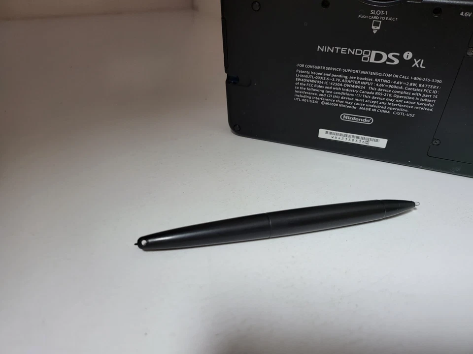 NUEVO lápiz óptico negro grande para consola de sistema Nintendo DSI y DSI XL #B5 - Imagen 2 de 3