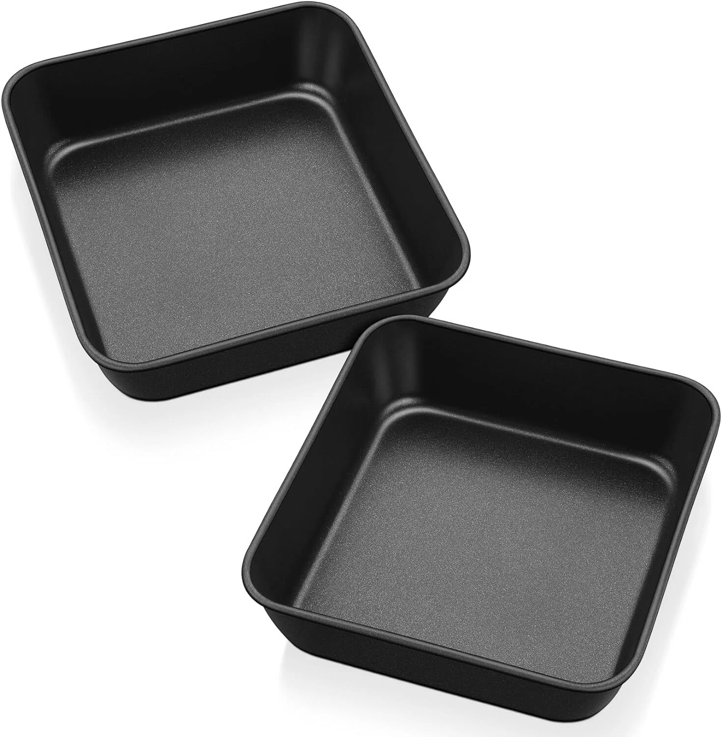 6” Square Cake Pans for Baking, P&P CHEF 2-Piece Small Square Lasagna Brownie...
Opens in a new wind
