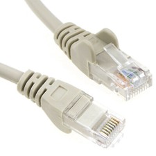 Image of 50cm Grey Network Ethernet RJ45 Cat5E-CCA UTP PATCH 26AWG Cable 0.5m