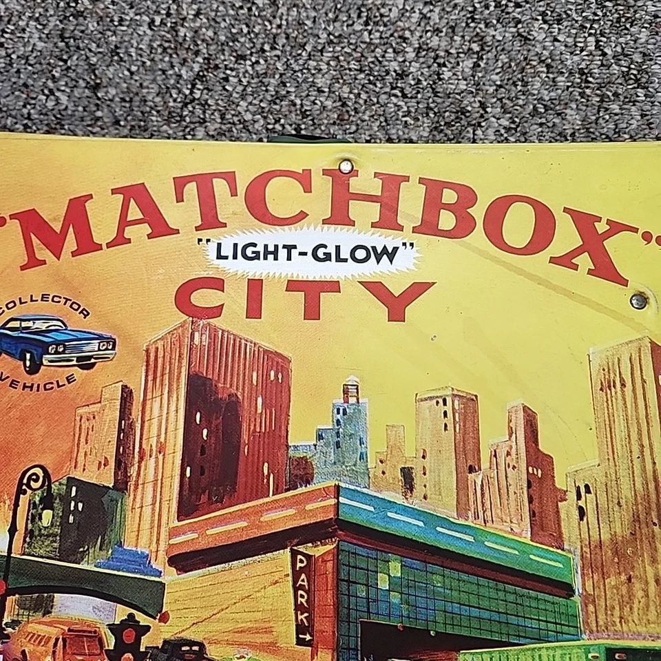 罕见复古 1970 年火柴盒 Light Glow City 折叠玩具套装 — 第 3/4 张图片