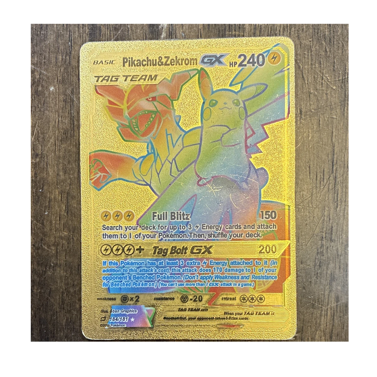 Pikachu & Zekrom GX 221/173 Sm12a: Tag Team GX: Tag All Stars