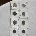 Lot of 8 Buffalo Nickels: 1914, 1915-S, 1927-S, 1928-D