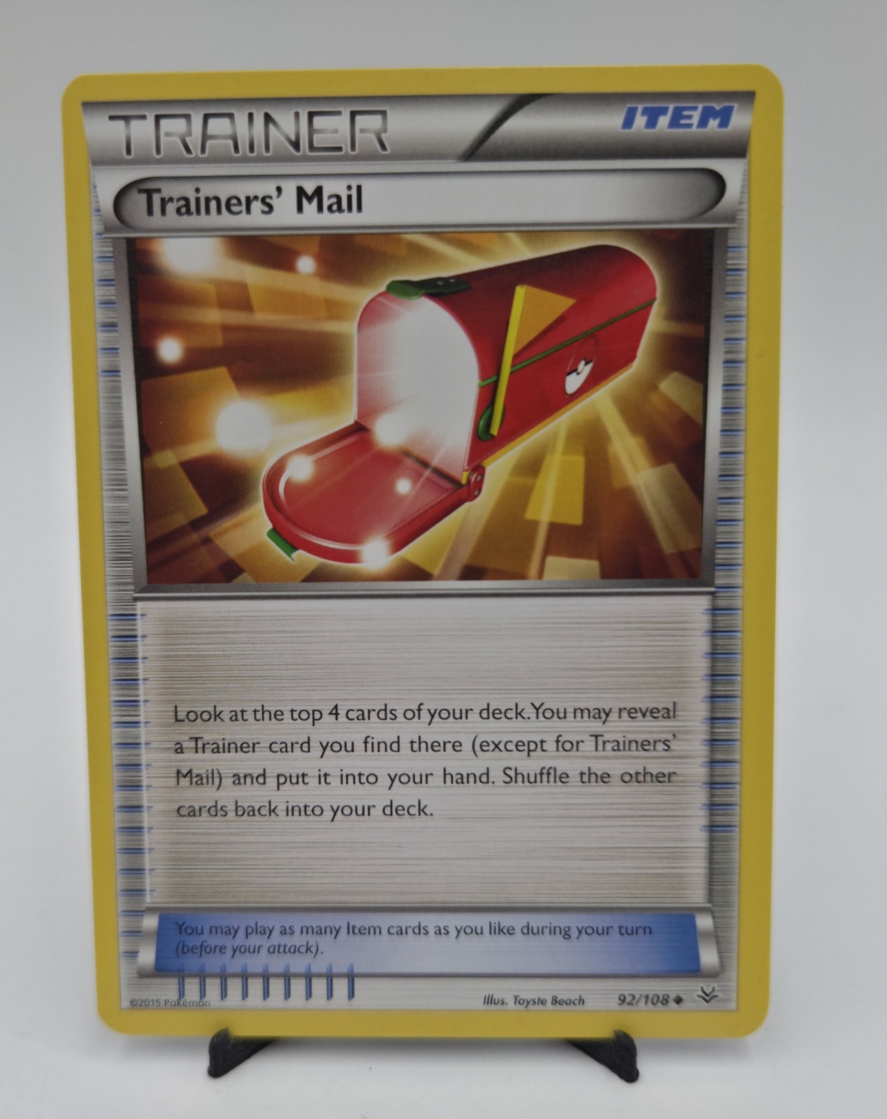 Trainers' Mail 92/108 Uncommon - Pokemon XY Roaring Skies Card