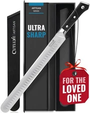 Cutluxe Slicing Carving Knife – 12" Brisket Knife, Meat Cutt