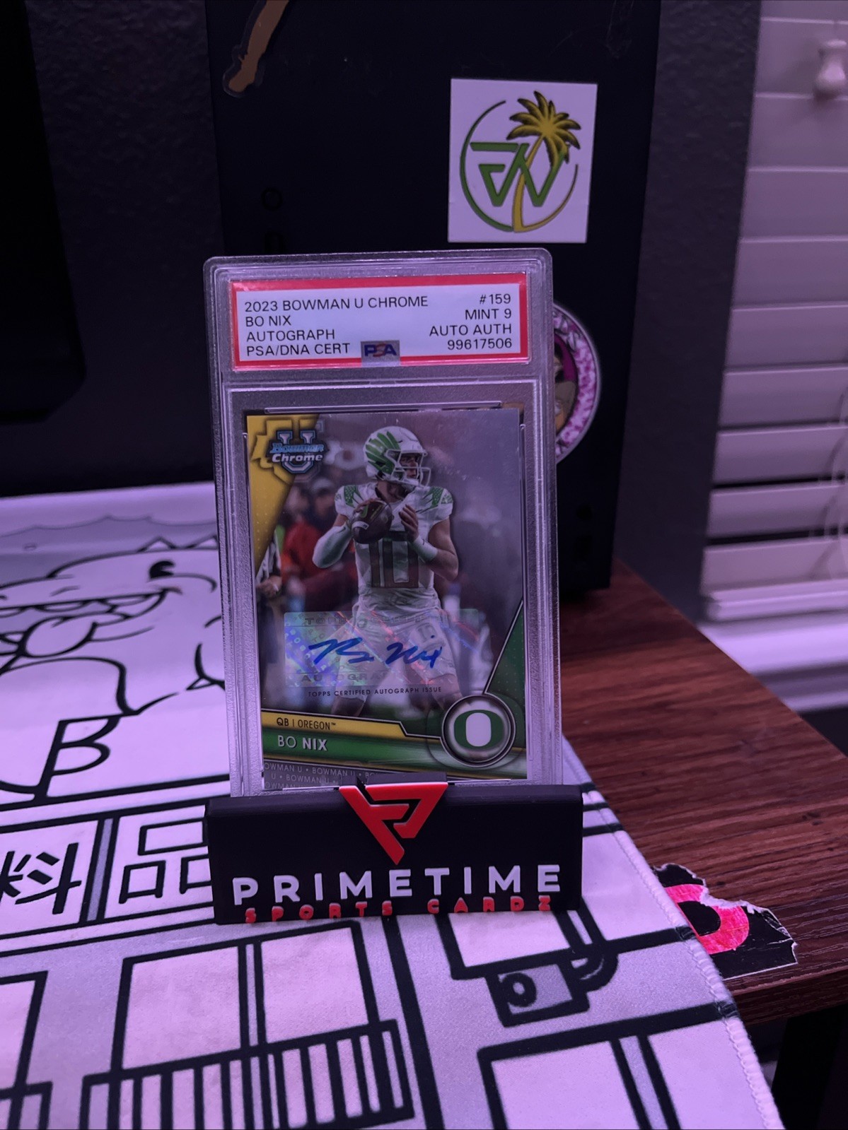 2023 Bowman University Chrome - Chrome Prospect Autographs Bo Nix #159 (AU, RC)