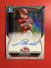 2023 Bowman Chrome Megabox #BMA-JB Justin Boyd Mojo Auto