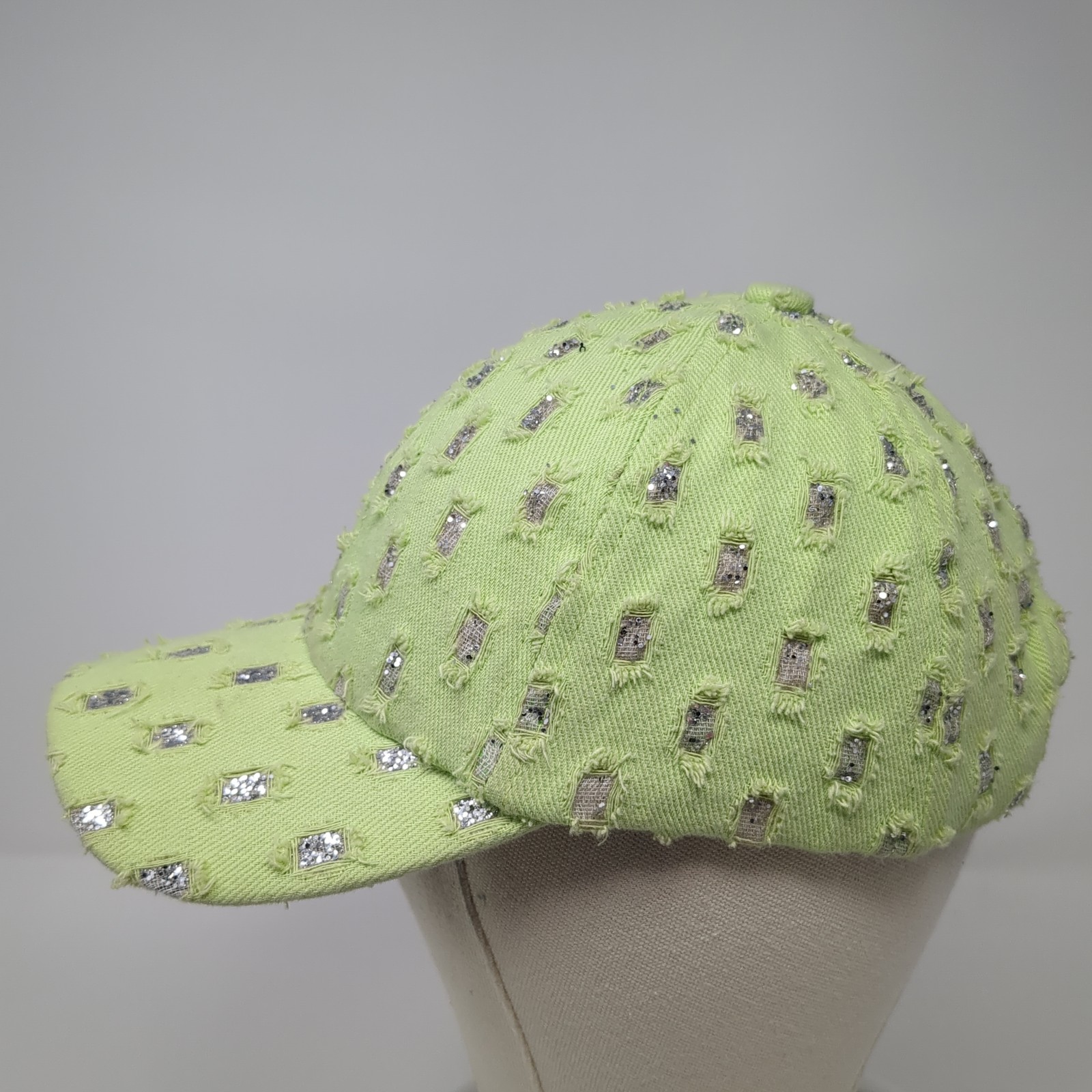Something Special Strapback Hat Green One Size Ad… - image 3