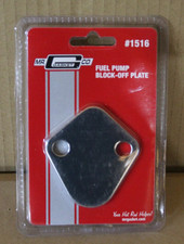 Mr. Gasket 1516 Fuel Pump Block - Off Plate Mr. Gasket 1516 Fuel Pump Block - Off Plate