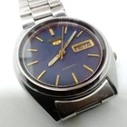 SEIKO Automatic Watch Dark blue Dial Day& Date 7009-3170 A2  Vintage Japan