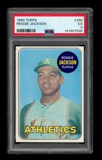 1969 Topps Set-Break #260 Reggie Jackson PSA 5 EX