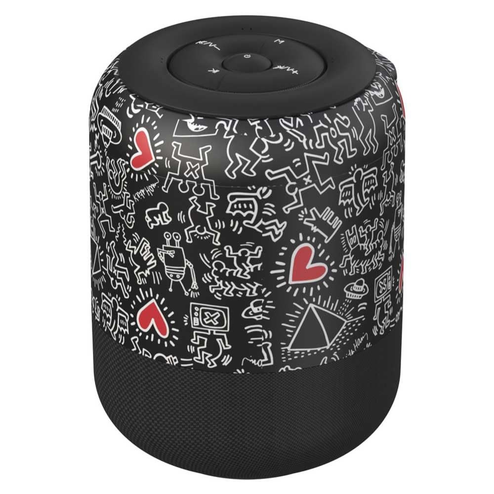 Enceinte Keith Haring compacte 5W - Fini le son faible de smartphone avec ce boîtier stéréo