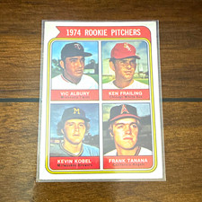 Topps 1974 Rookie Pitchers #605 Rookie Card Frank Tanana Albury Frailing. rookie card picture