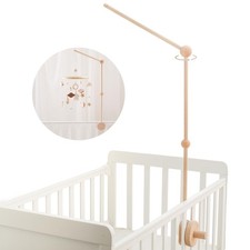 Baby Crib Mobile Arm - 36 Inch Wooden Mobile Arm Upgraded Adjustable Mobile H...
