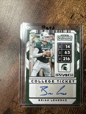 2020 Panini Contenders Draft Picks - College Ticket Autographs Brian Lewerke...