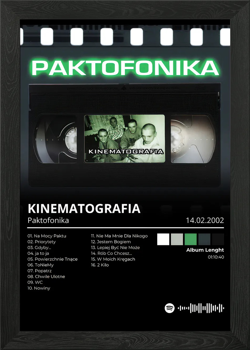 Paktofonika Kinematografia Album Co Framed Wall Art Poster Canvas Print Picture