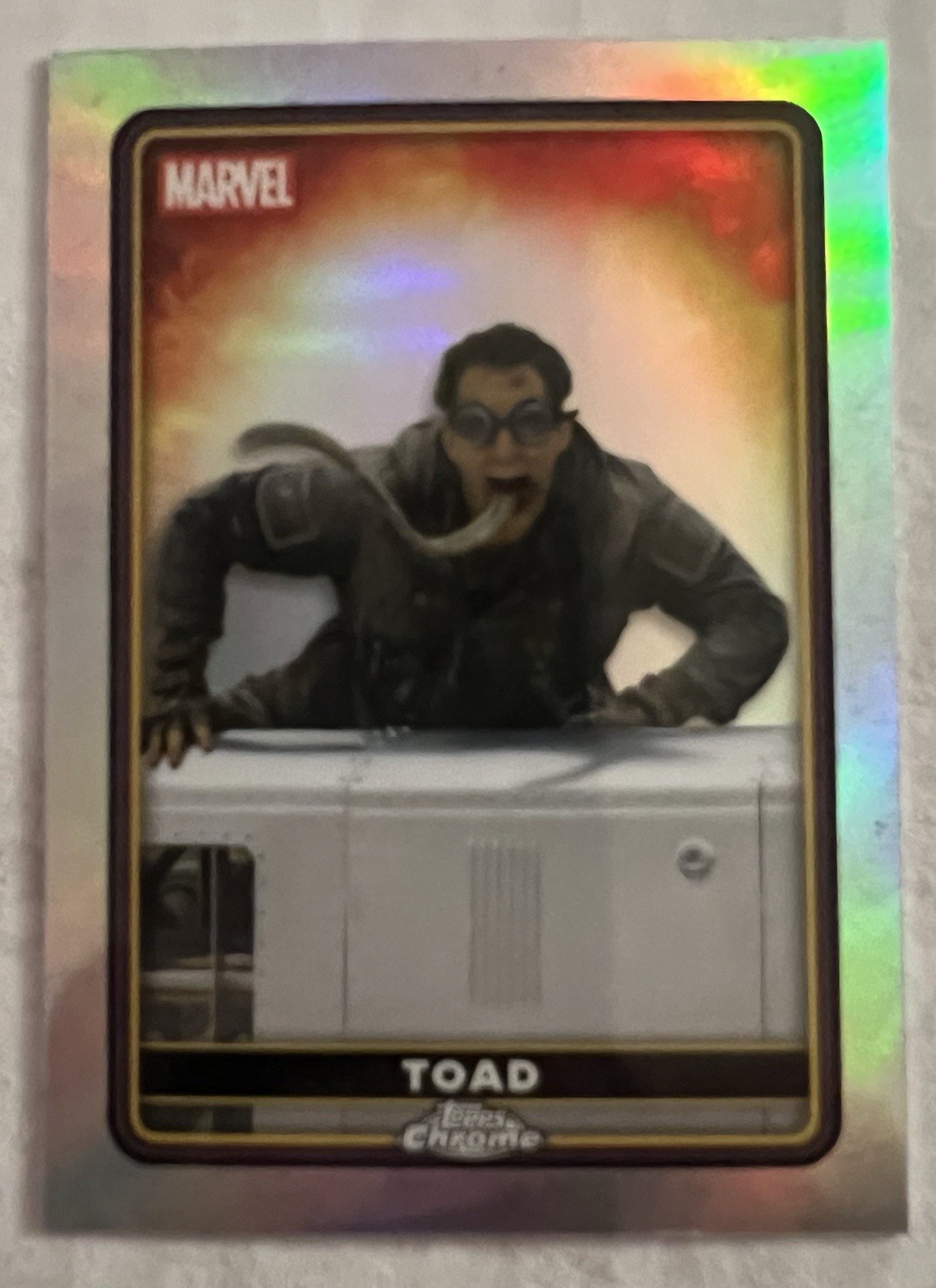 Toad 2025 Topps Chrome Marvel Deadpool #40 Refractor