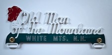 New Hampshire Old Man Of The Mountain License Plate Topper 18 Steel-amazing