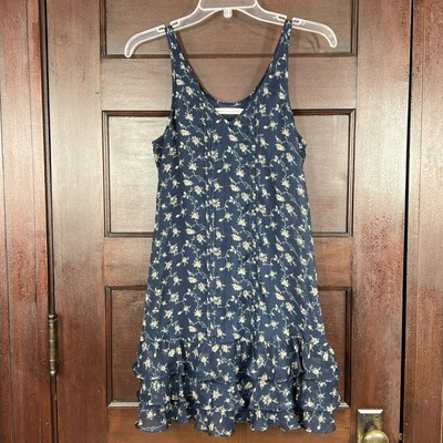 womens blue babydoll dress PLUS SIZE TIERED BABYDOLL DRESS in BLUE 2XL main image 1