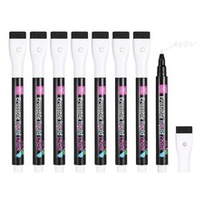 Magnetic Liquid Chalk Markers, 8Pcs Whiteboard Markers with Dry Eraser, White
