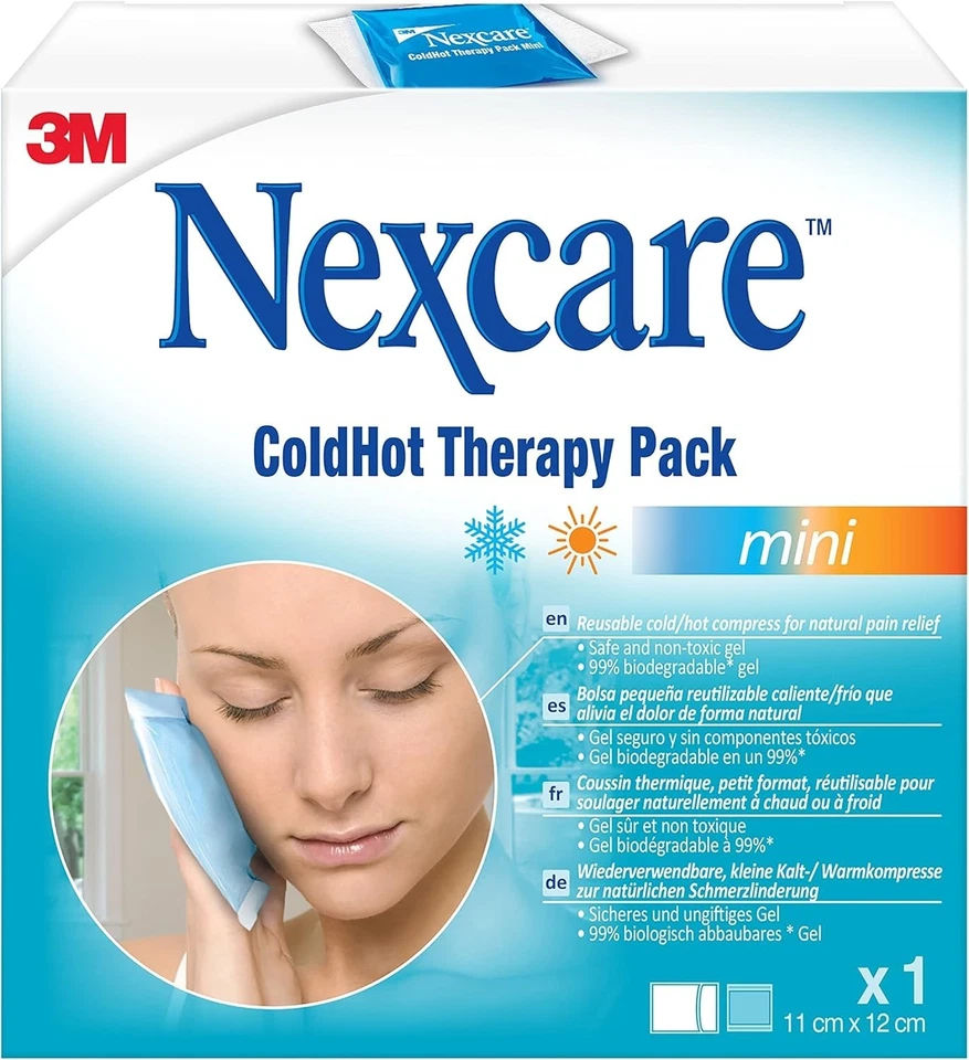 Coussin Thermique ColdHot Mini Nexcare - Sûr et Efficace pour Douleurs, 1/Paquet - Photo 3/4