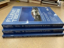 Only Vols. 2-4  FLUENT TIBETAN by William Magee & Elizabeth Napper Softcover VG