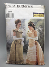 Butterick Sewing Pattern Making History Dress...