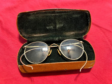 Occhiali da vista antichi vintage montatura 12k GF con custodia