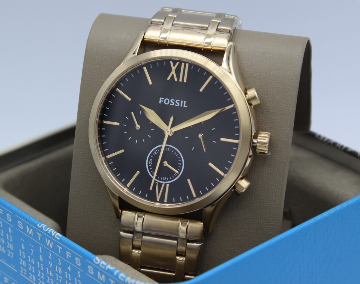 Fossil BQ2366 Fenmore Midsize Multifunction Gold Tone