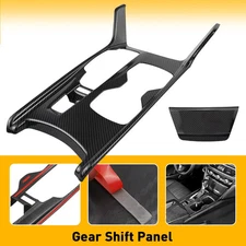 For Honda Accord 18-22 Gear Panel Shift Box Cover Trim Accessories Carbon Fiber