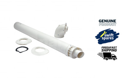 Ferroli 041025G0 Standard 100mm Plastic Flue Kit - NEW
