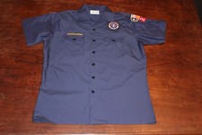 Boy Scouts of America BSA Youth Shirt Blue 2X-Large XXL Sewn Patches