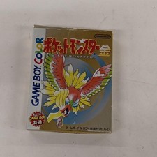 Nintendo Pokemon Gold Version Game Boy Color Game Software Original Box Included