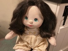 Vtg 1980’s Mattel My Child Doll Long Brunette Hair Orig Outfit Beautiful Eyes