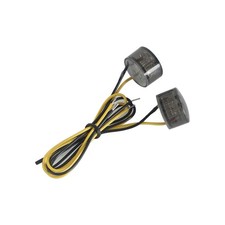 20mm Mini Indicator LED E4 Turn Signals Blinkers For Harley Street Bike Cruisers